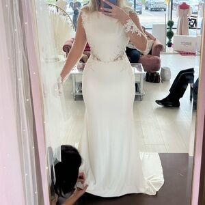 Jersey Fabric Wedding Dress